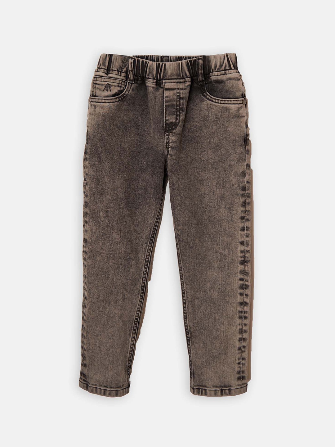 

Angel & Rocket Boys Slim Fit Low Distress Stretchable Jeans, Grey