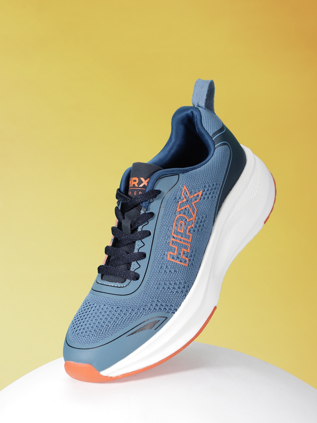 

HRX by Hrithik Roshan Women Woven Design Running Shoes, Blue