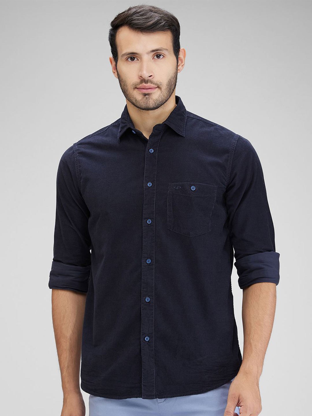 

ColorPlus Men Opaque Casual Shirt, Blue