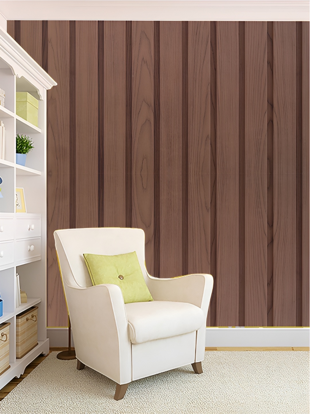 

Aura Brown Printed Self-Adhesive Wall Sicker