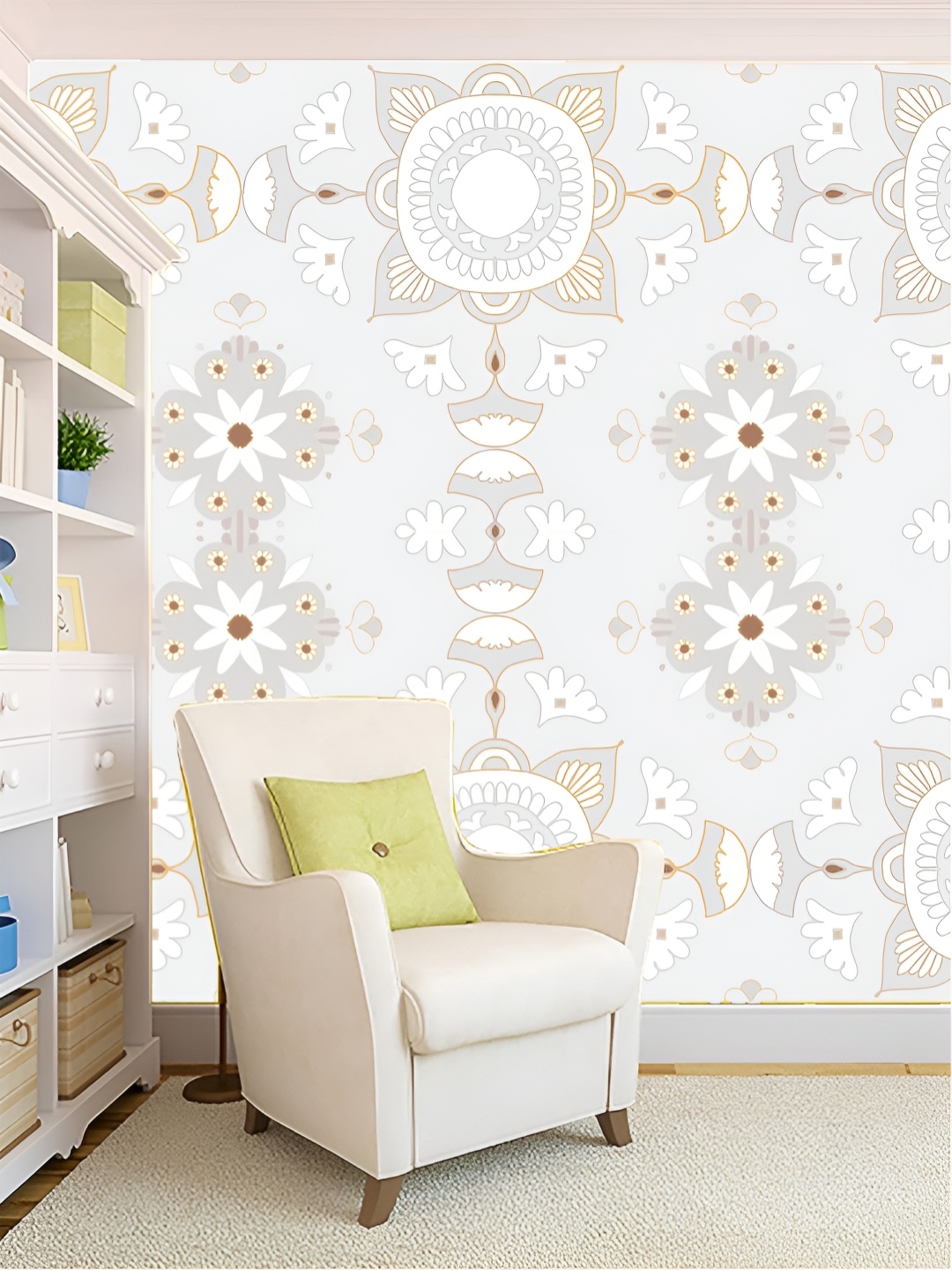 

Aura Off White Printed Self-Adhesive Wall Sicker