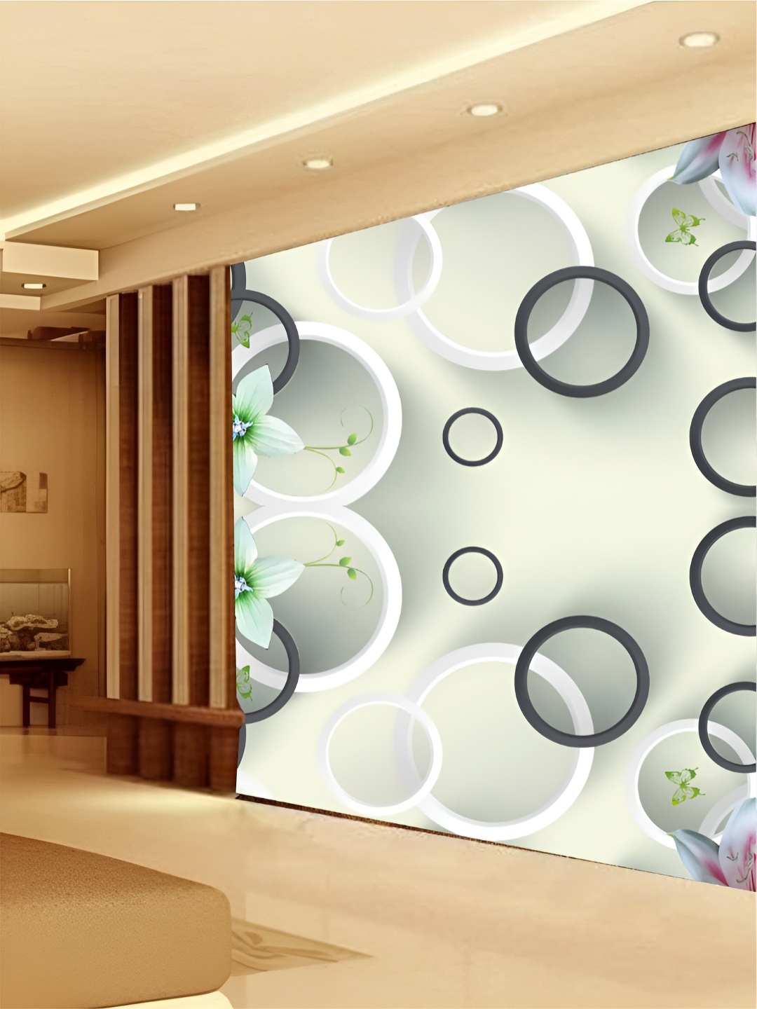 

Aura Grey Printed Self-Adhesive Wall Sicker