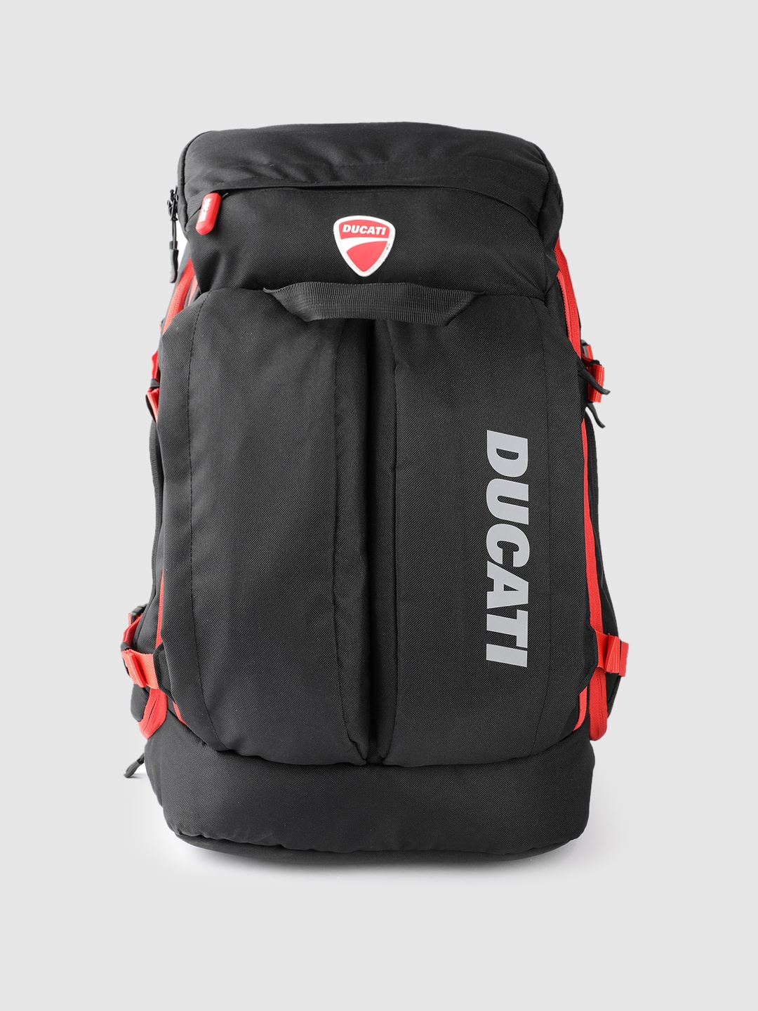 

Ducati Unisex Bikers Backpack With Compression Straps, Black