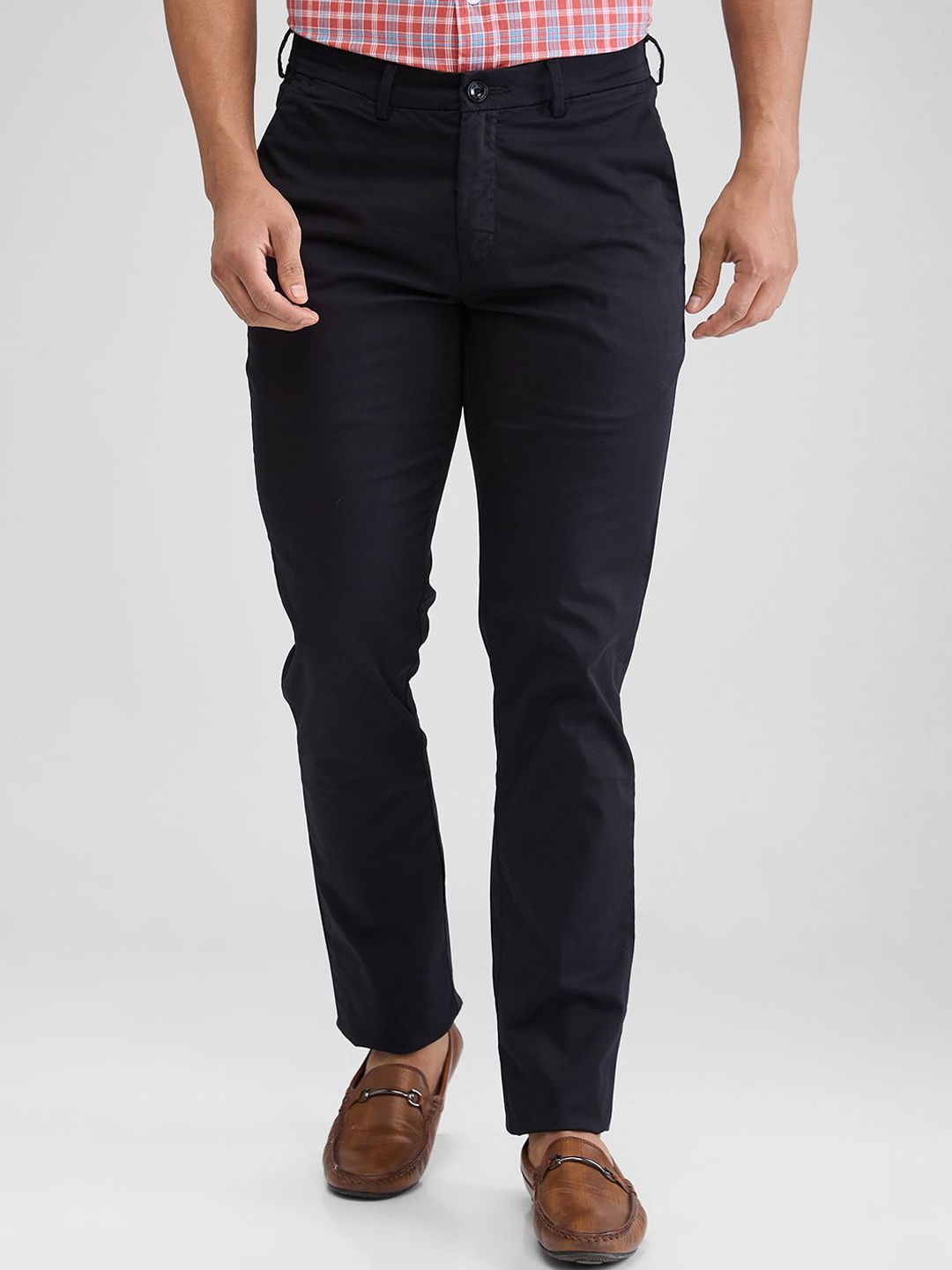 

ColorPlus Men Slim Fit Trousers, Black