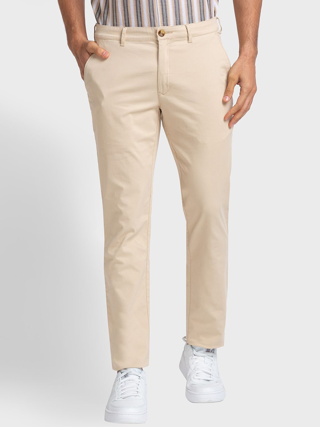 

ColorPlus Men Trousers, Beige