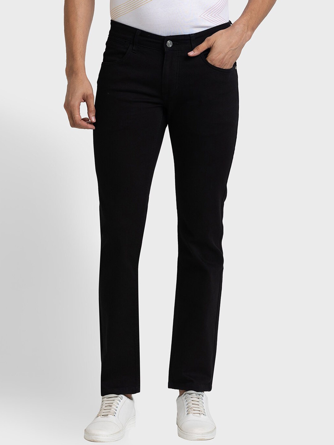 

ColorPlus Men Tapered Fit Jeans, Black