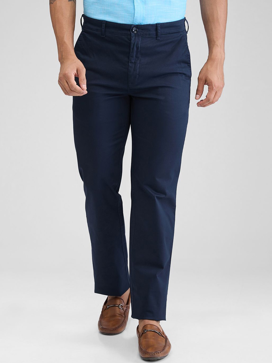 

ColorPlus Men Tailored Trousers, Blue