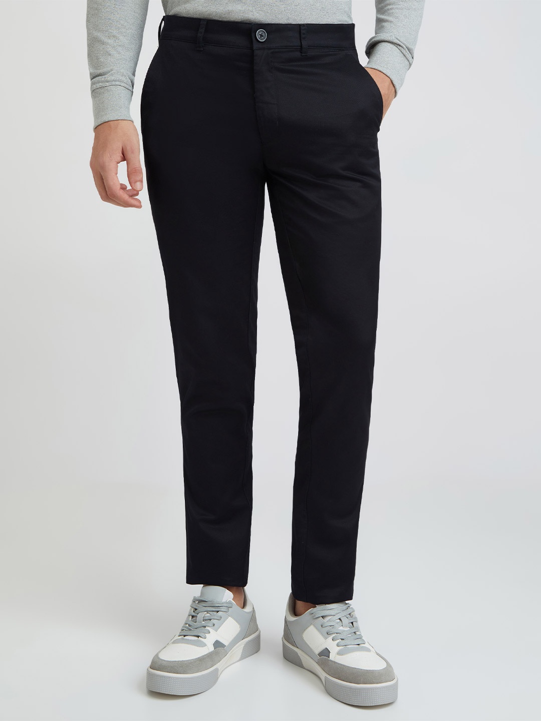 ColorPlus Men Trousers, Black