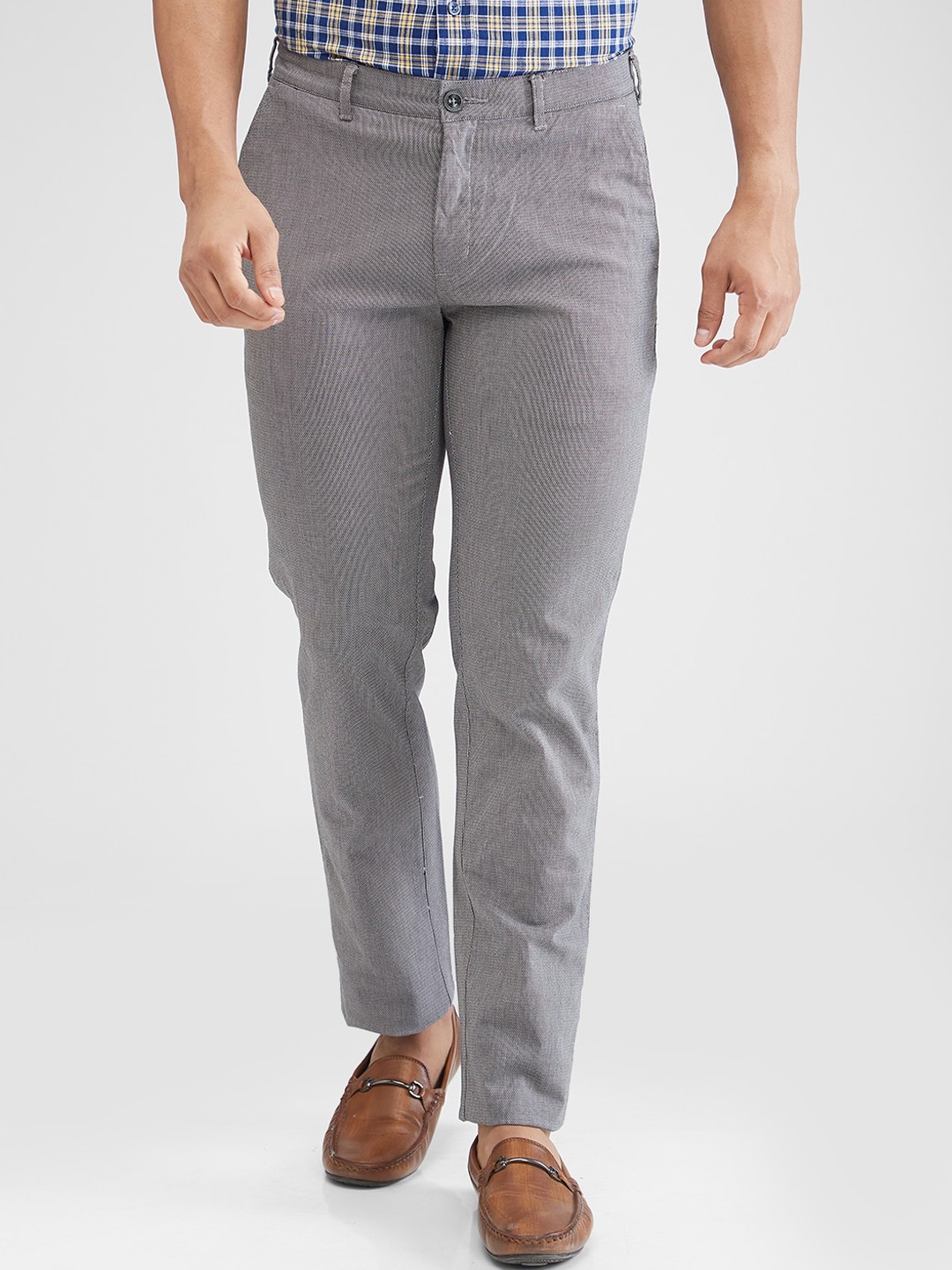 

ColorPlus Men Slim Fit Trousers, Black