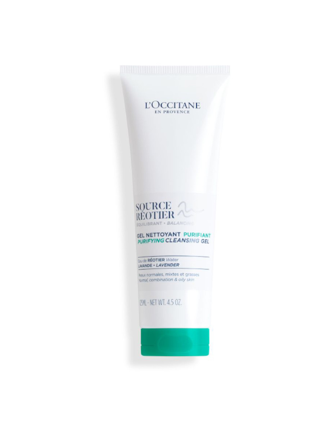 

LOccitane en Provence Aqua Rotier Purifying Cleansing Gel With Niacinamide- 125 ml, Transparent