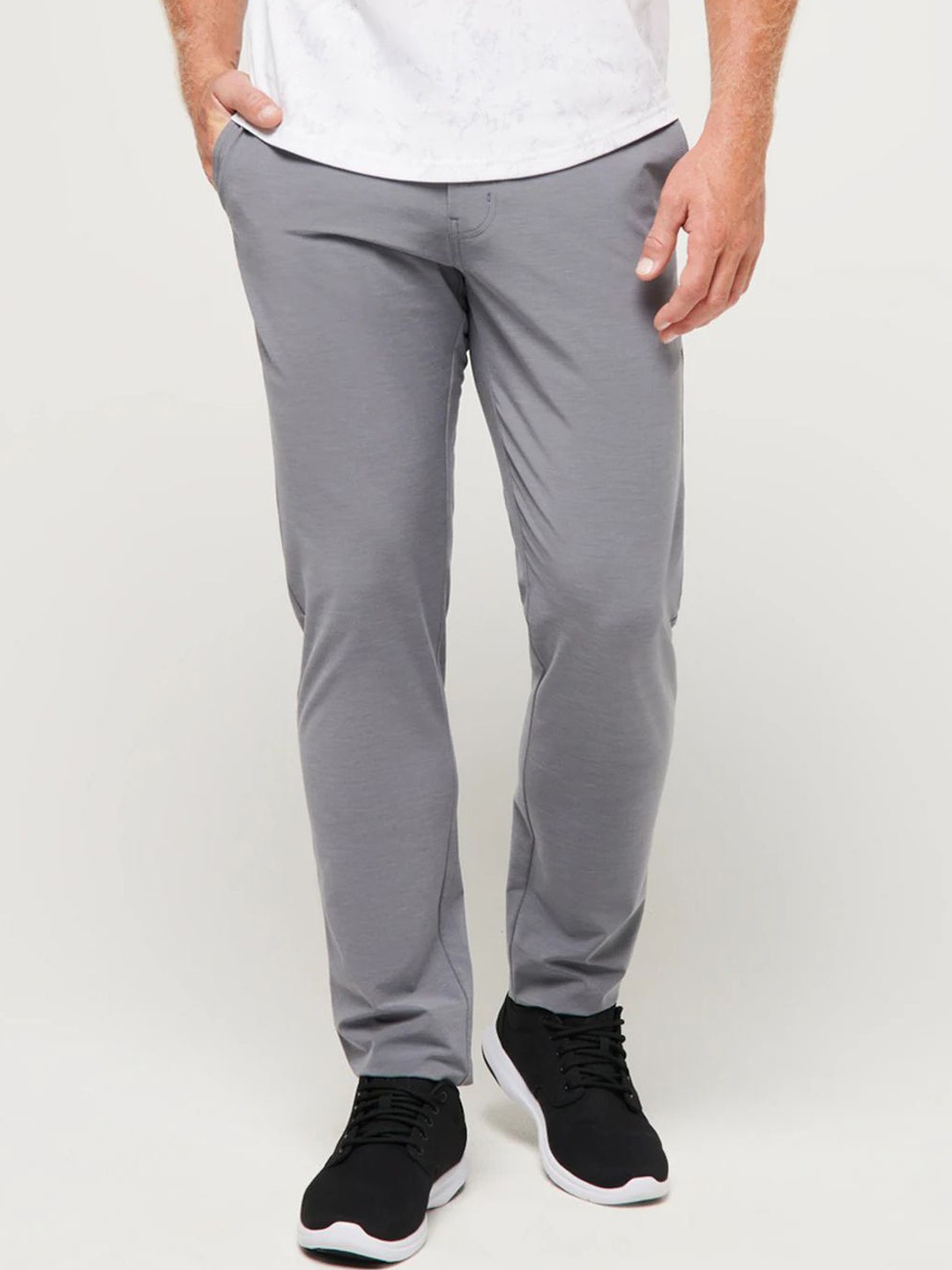 

TRAVIS MATHEW Men Camouflage Straight Fit Trousers, Grey