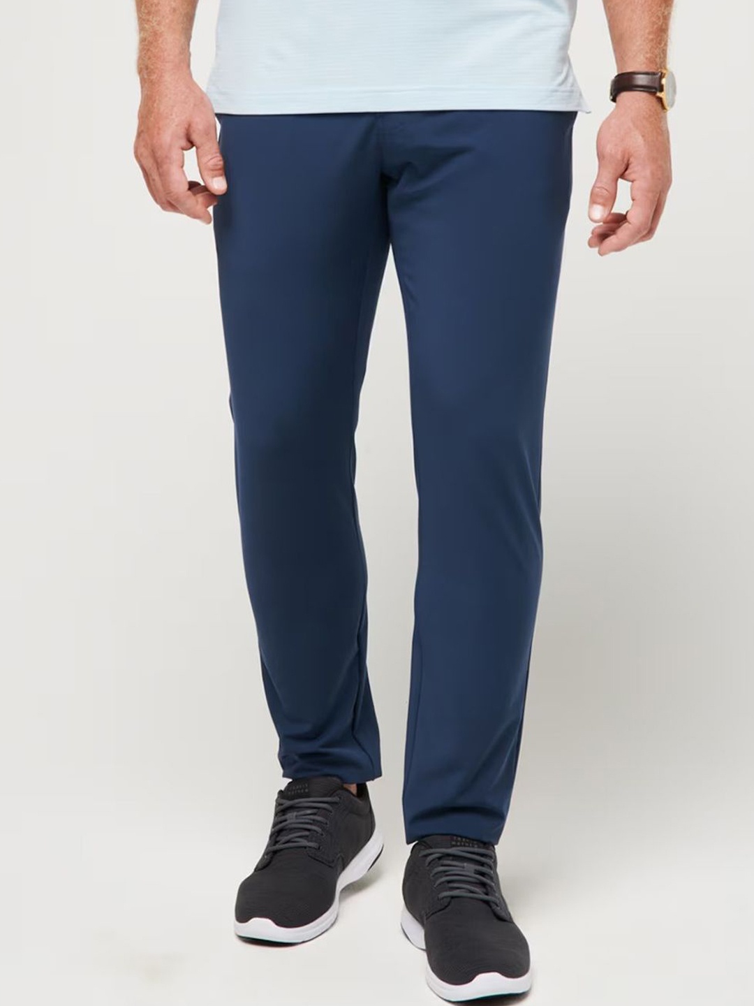 TRAVIS MATHEW Men Straight Fit Joggers Trousers, Navy blue