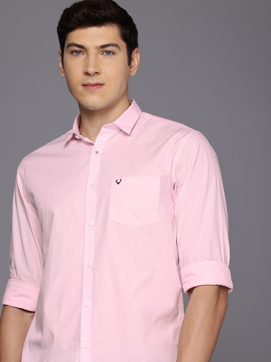 

Allen Solly Pure Cotton Sport Fit Casual Shirt, Pink