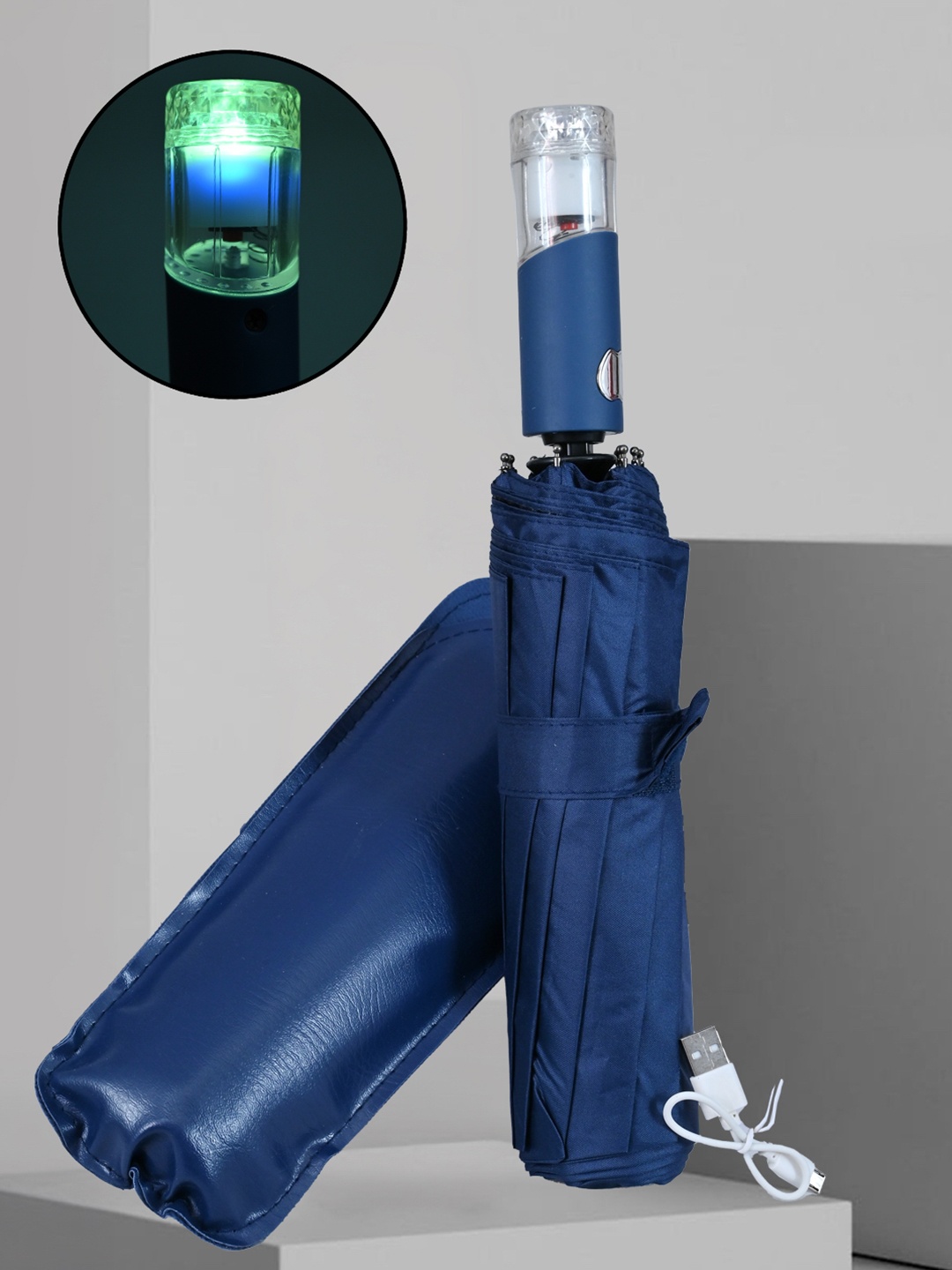 

Cortina Automatic 3 Fold Umbrellas, Blue