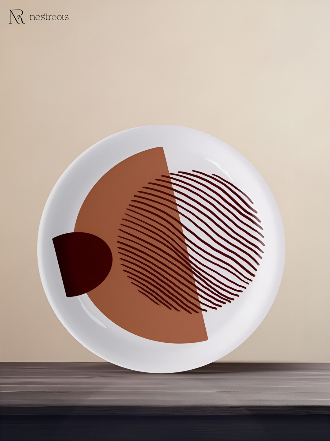 

nestroots Peach Colored Nuanced Neutrals Wall Plate