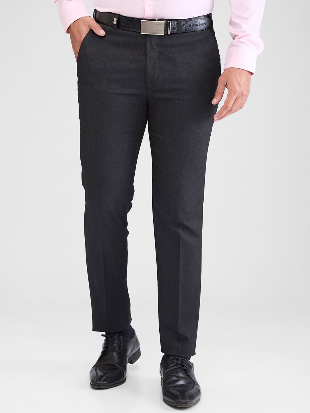 

Park Avenue Men Slim Fit Trousers, Grey