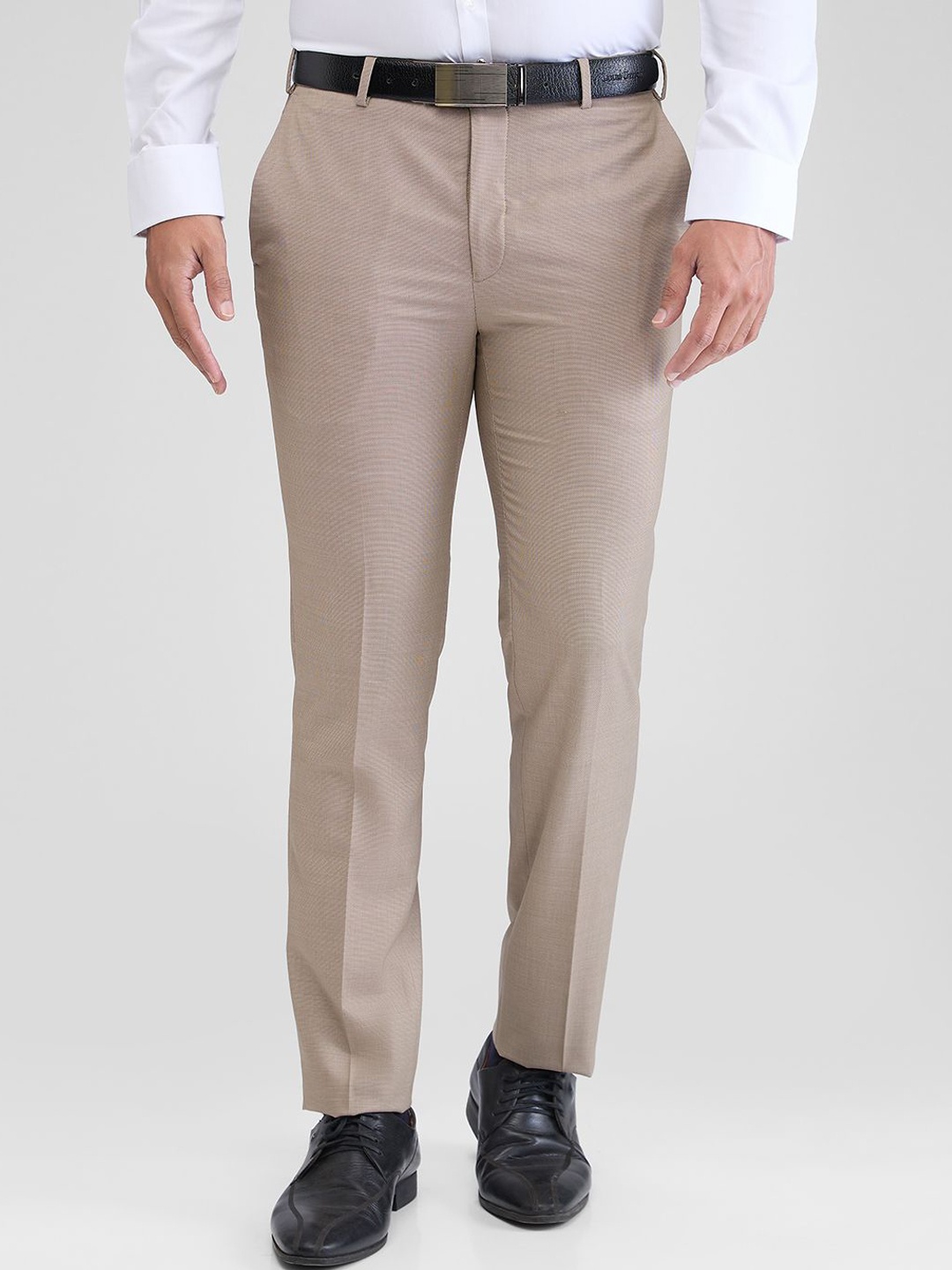 

Park Avenue Men Slim Fit Trousers, Beige