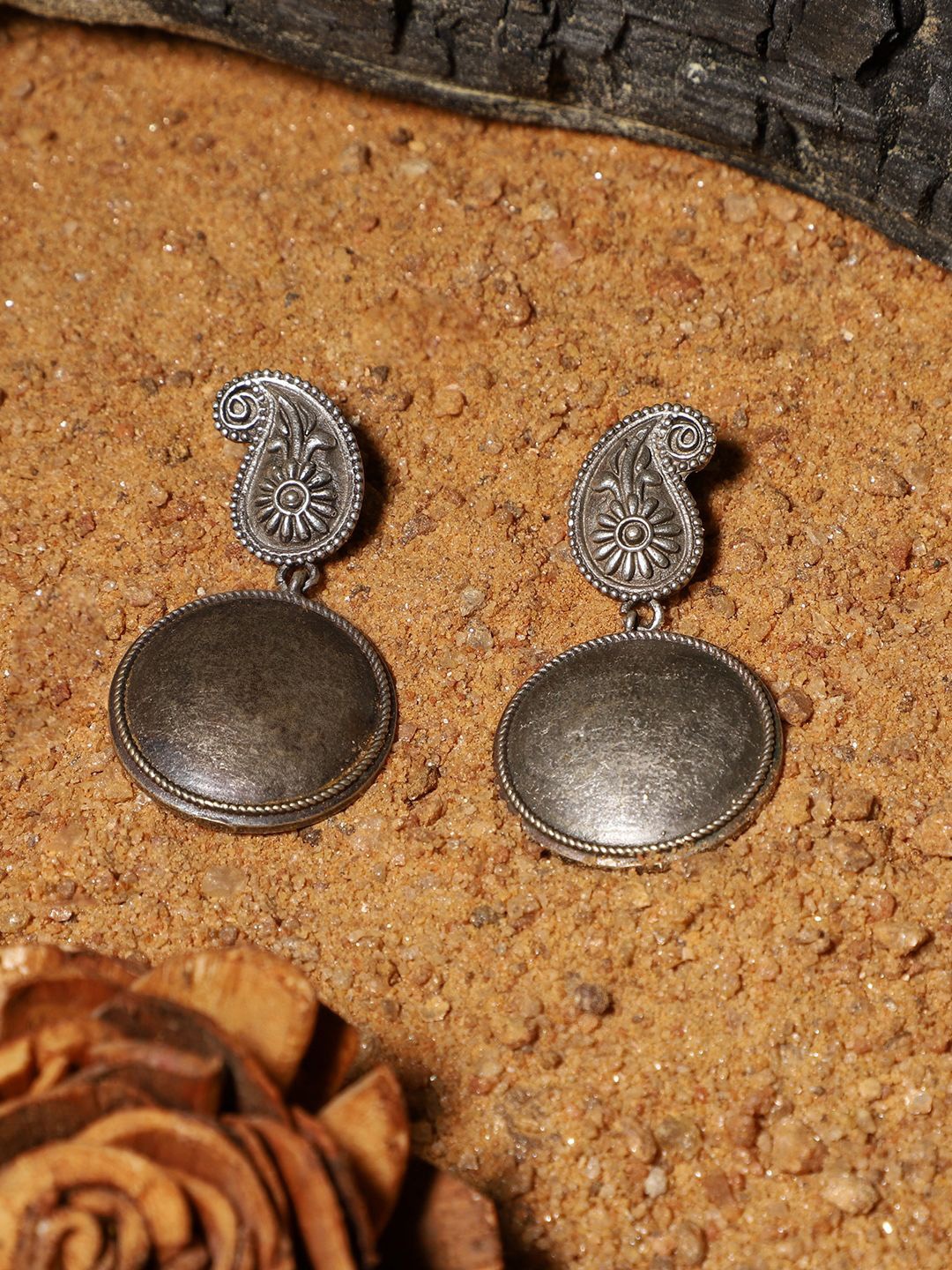 

VENI Contemporary Drop Earrings, Silver