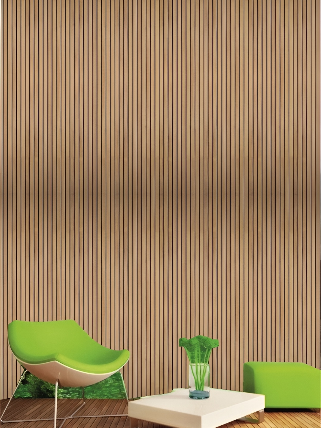 

Aura Brown Abstract Self-Adhesive Wall Sticker