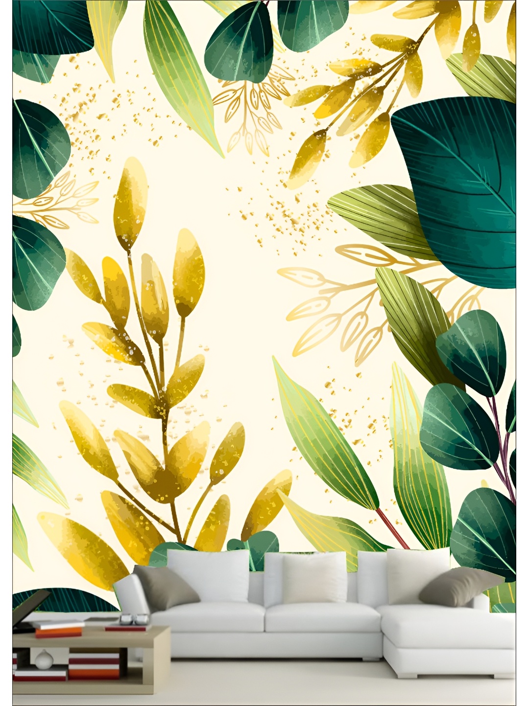 

Aura Green & Off White Abstract Self-Adhesive Wall Sticker