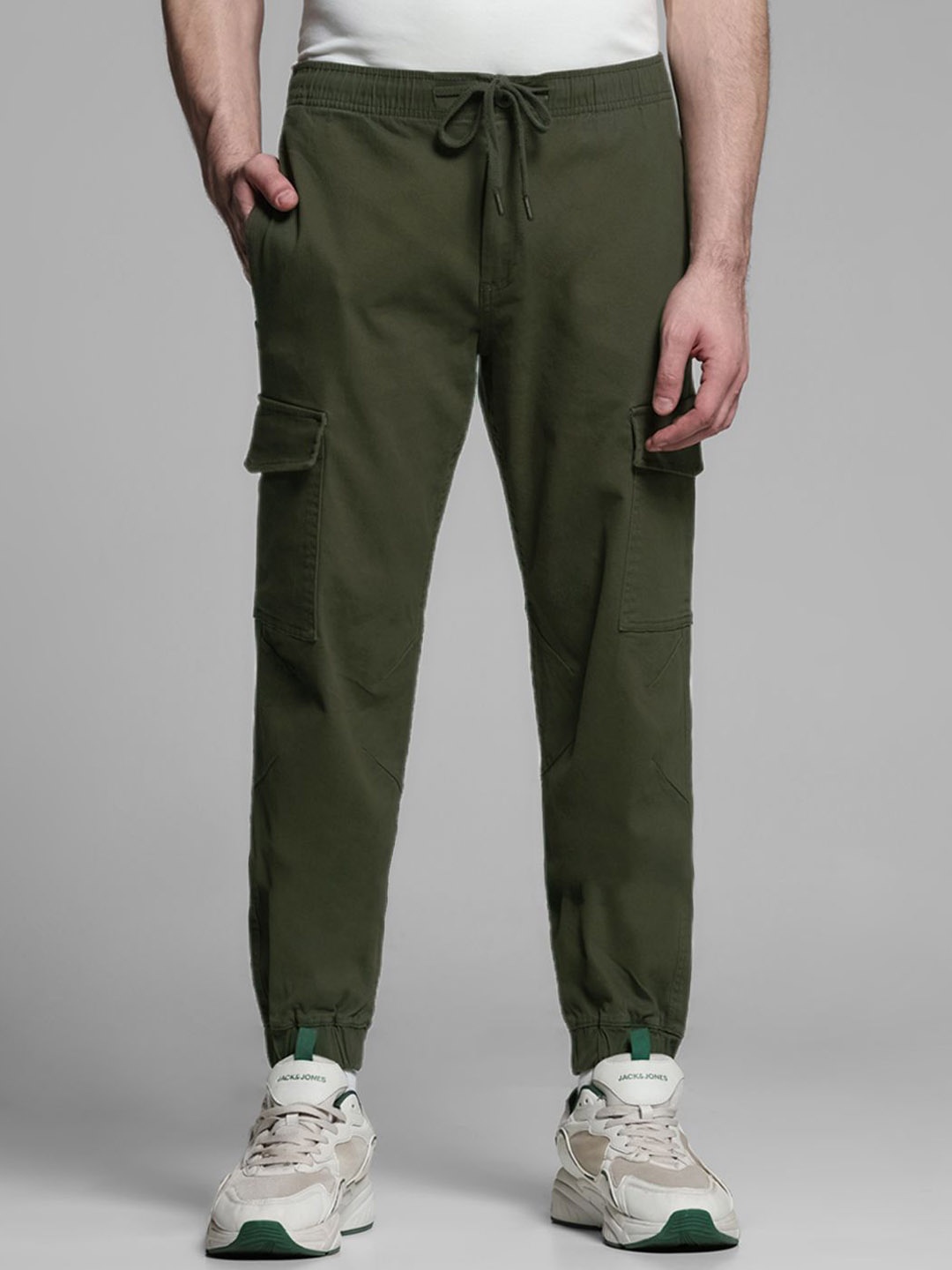 

Jack & Jones Men Joggers Trousers, Green