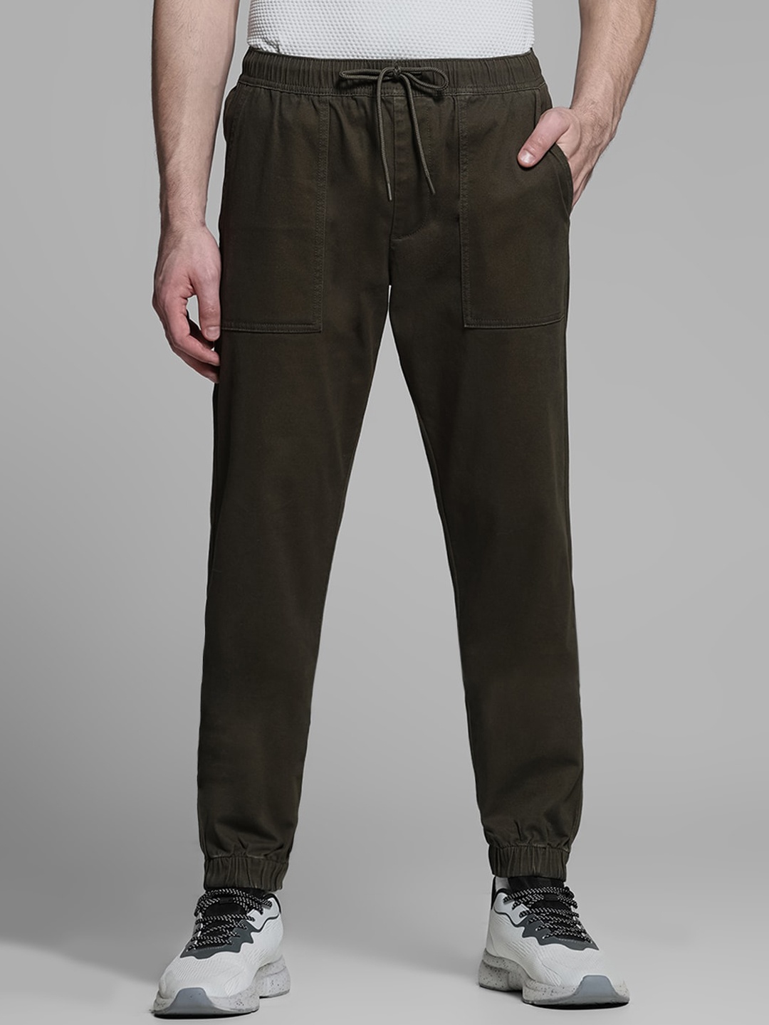 

Jack & Jones Men Joggers Trousers, Green