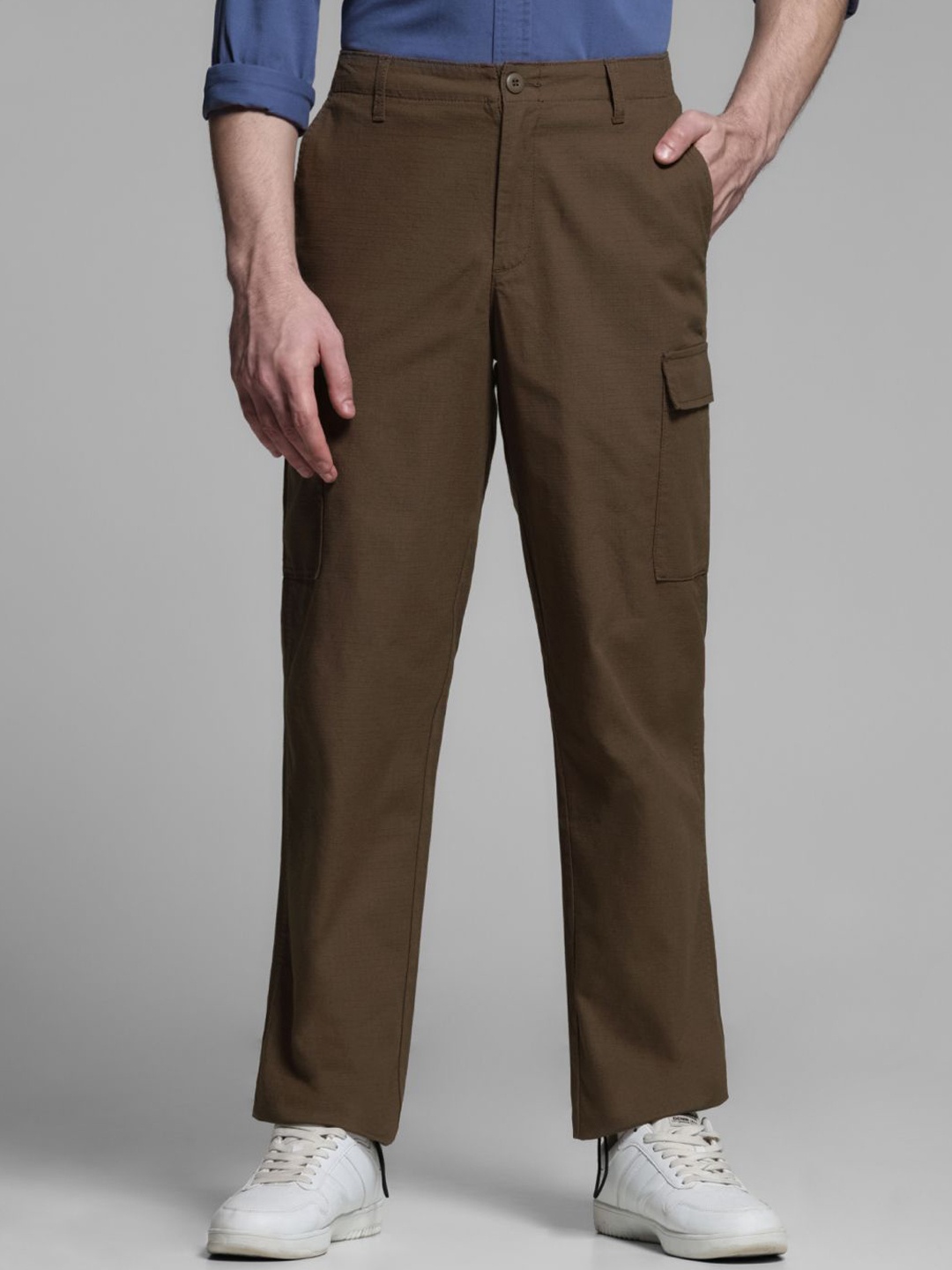 

Jack & Jones Men Chinos Trousers, Brown