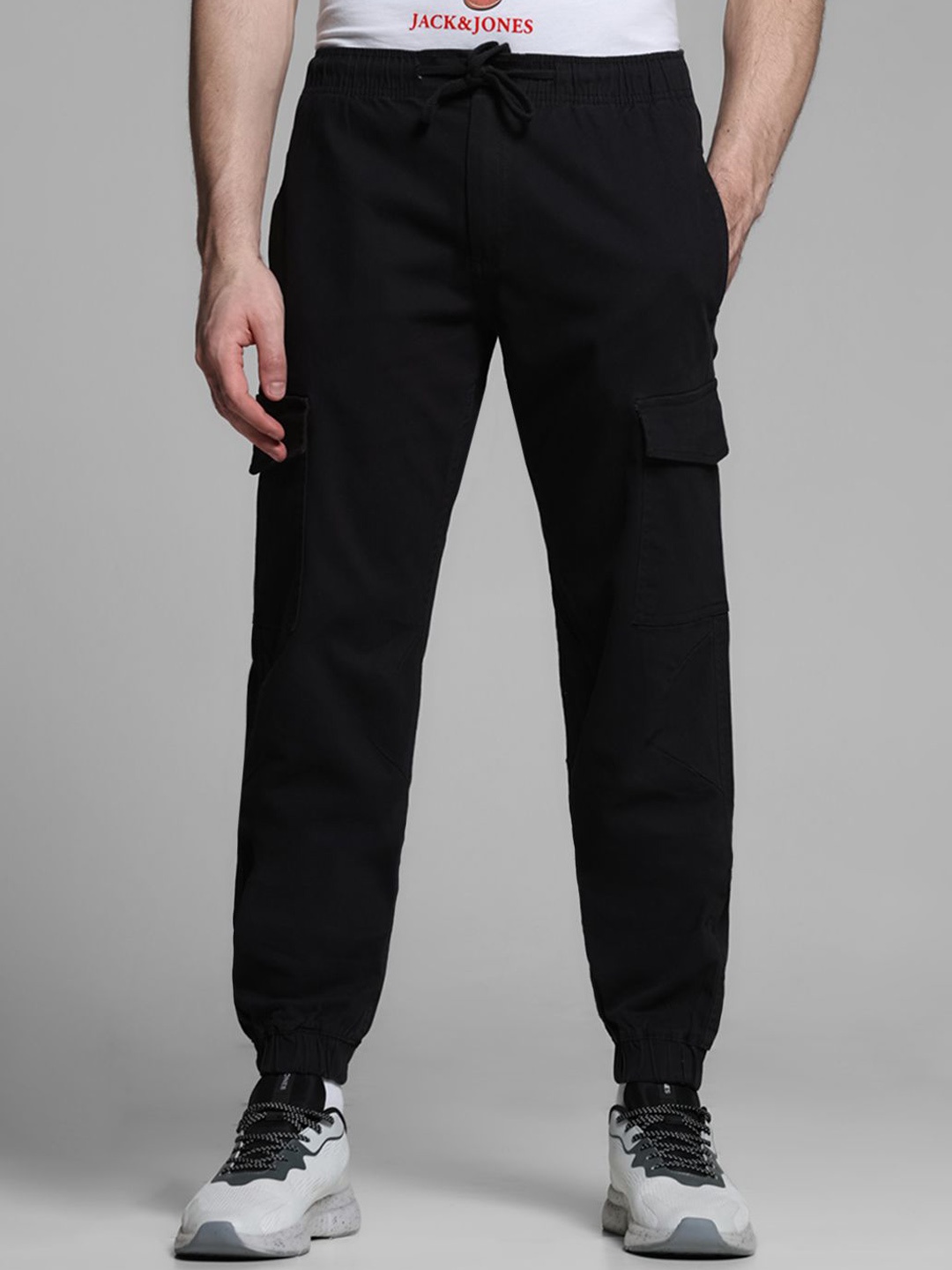 Jack & Jones Men Joggers Trousers, Black