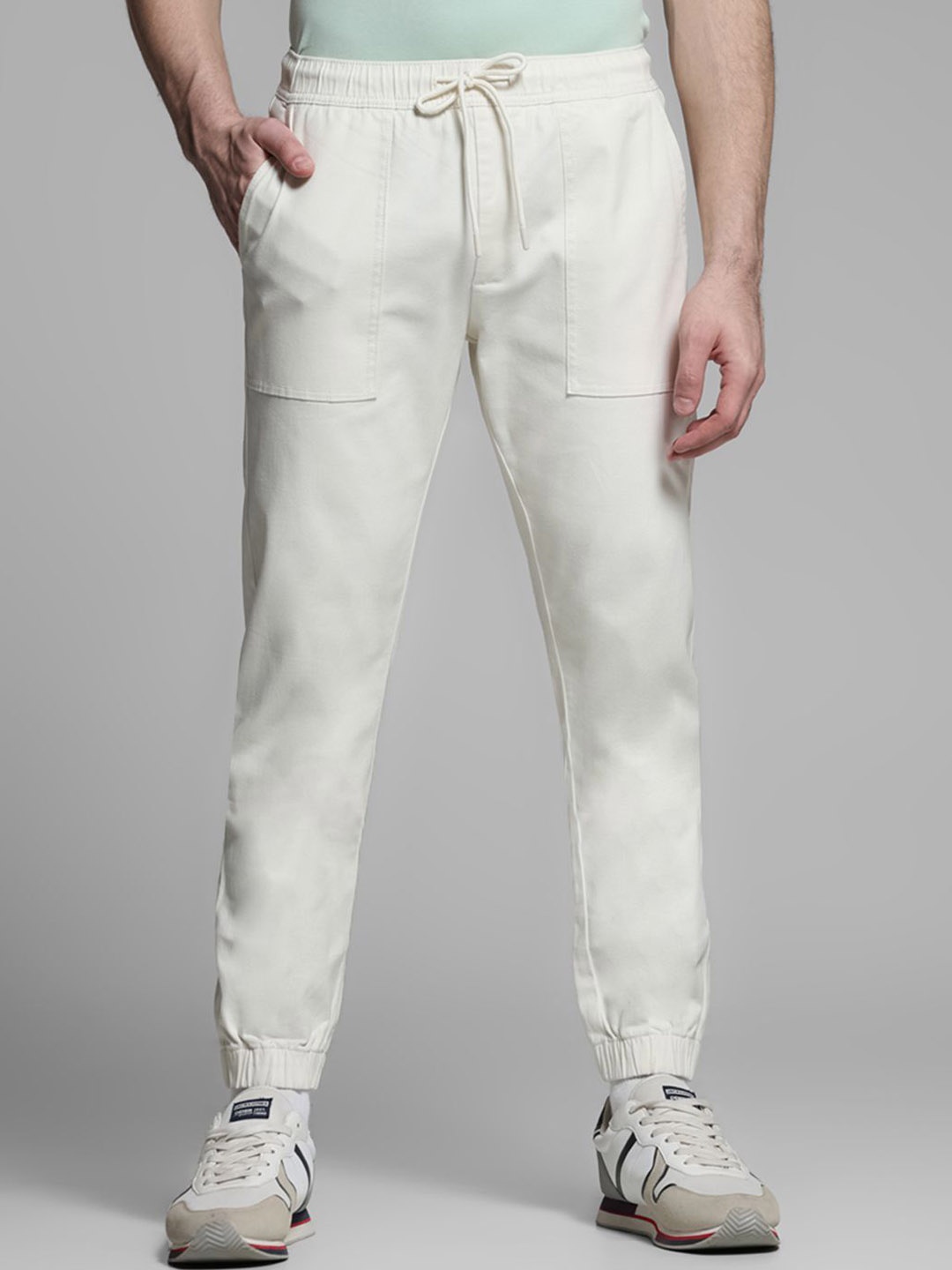 

Jack & Jones Men Joggers Trousers, Beige
