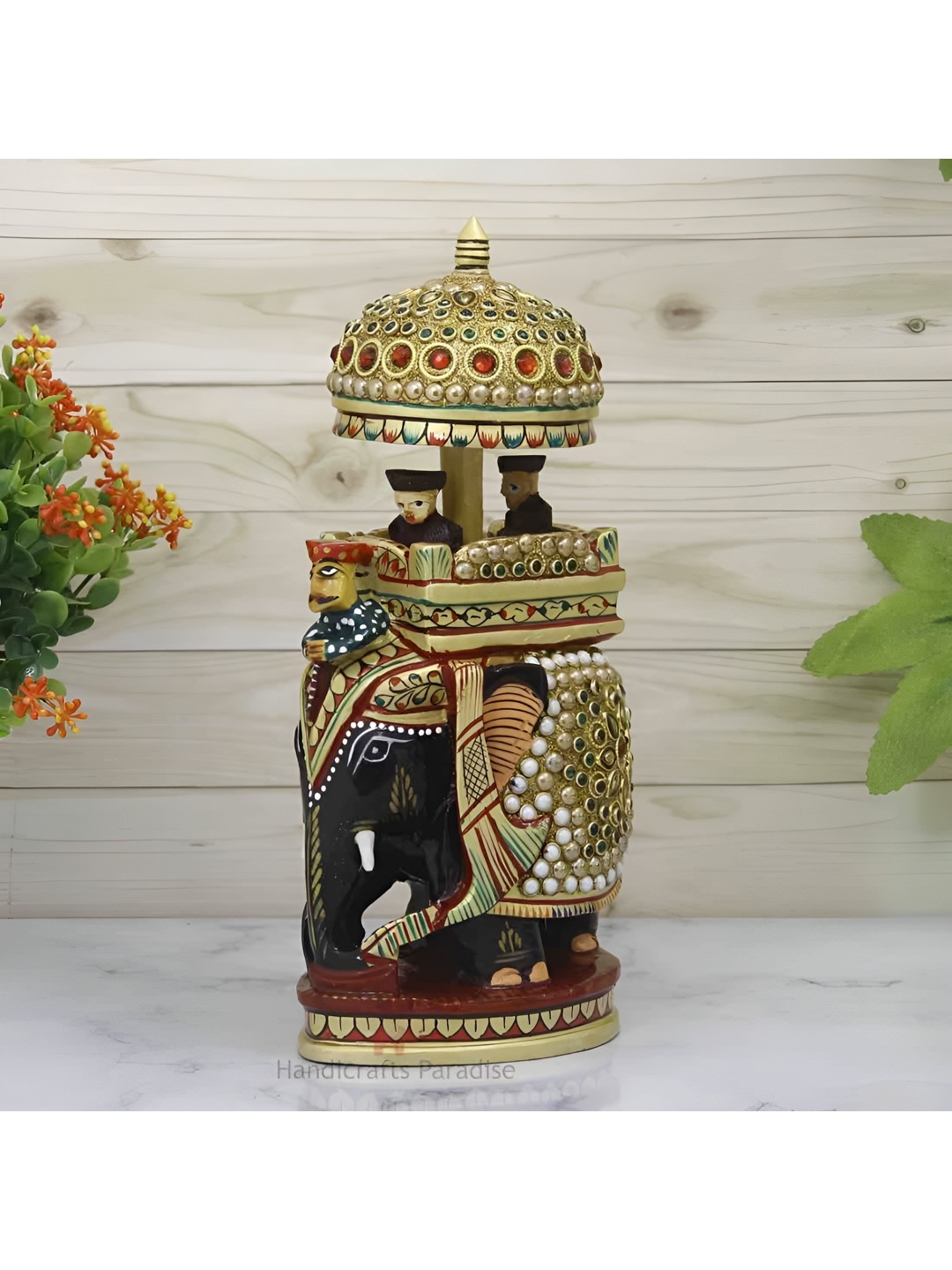 

HANDICRAFTS PARADISE Multicoloured Figurine Showpiece, Multi