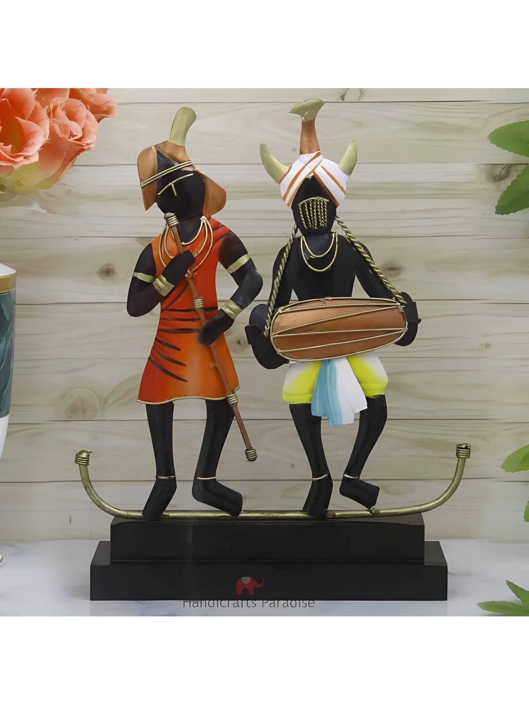 

HANDICRAFTS PARADISE Multicoloured Figurine Showpiece, Multi