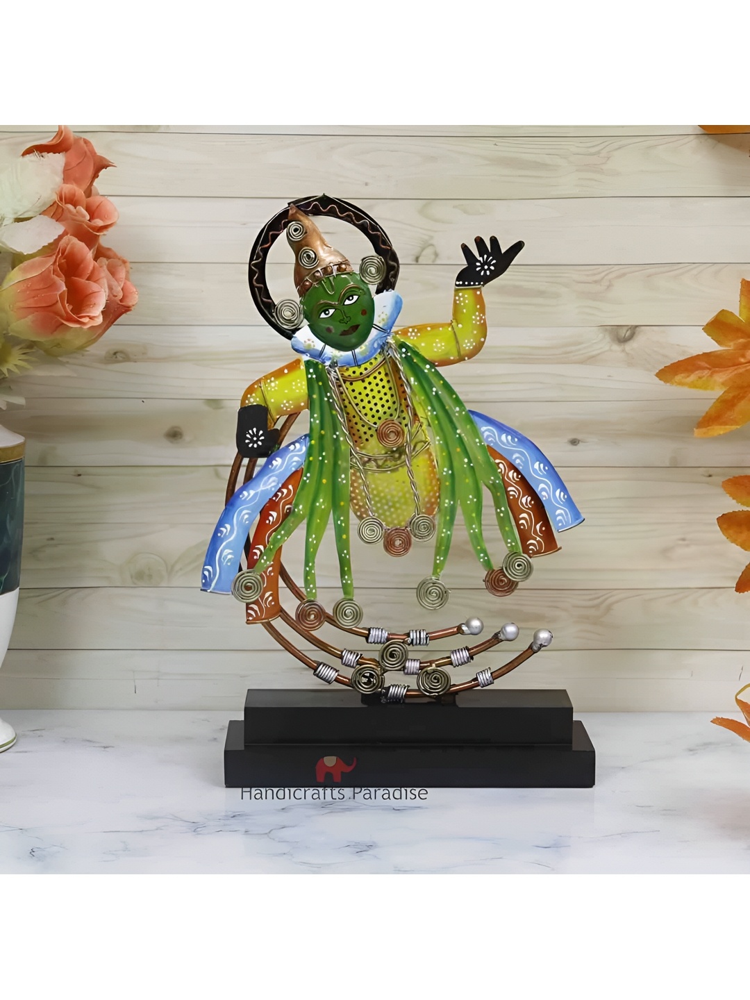 

HANDICRAFTS PARADISE Multicoloured Figurine Showpiece, Multi