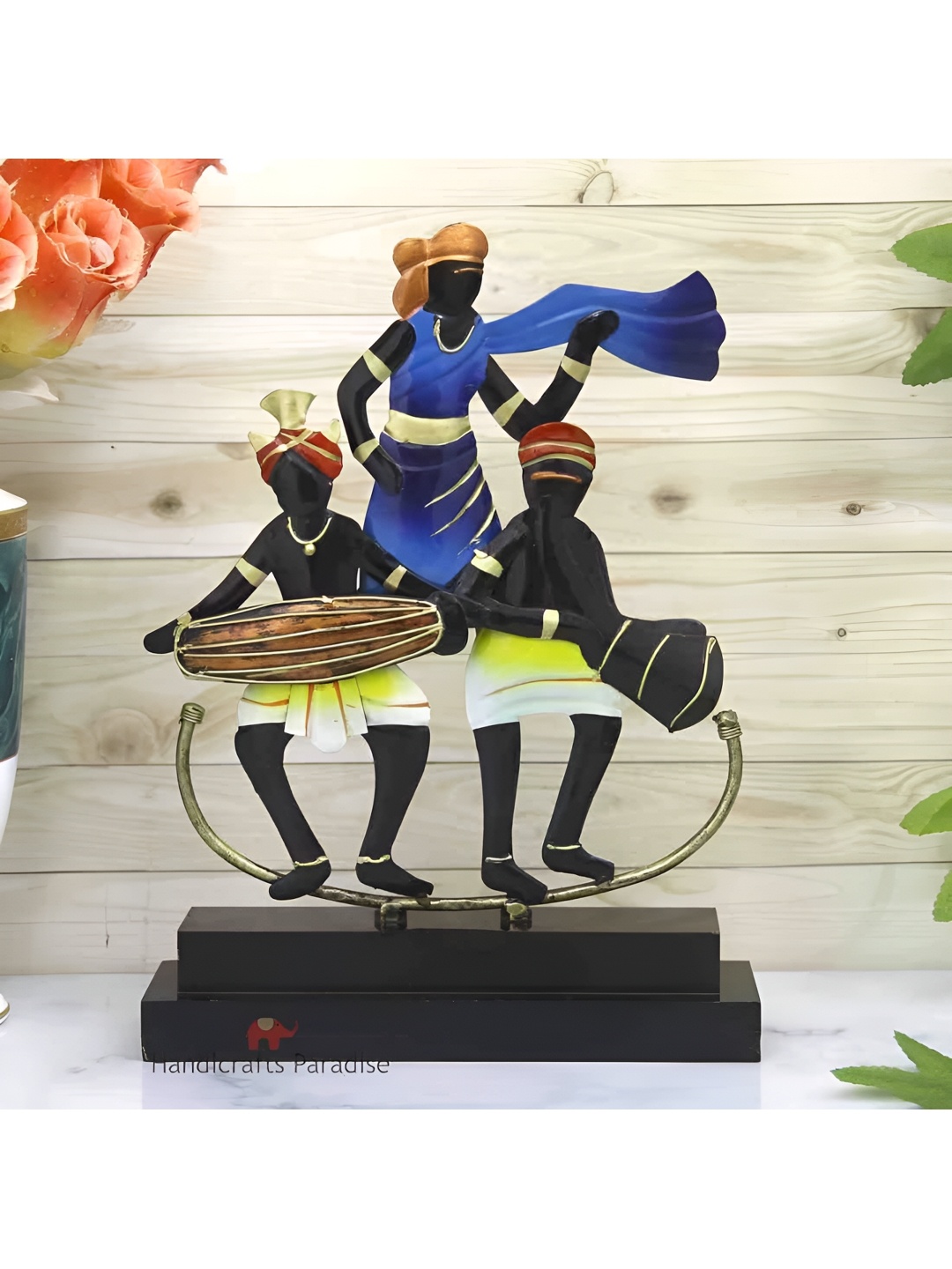 

HANDICRAFTS PARADISE Multicoloured Figurine Showpiece, Multi