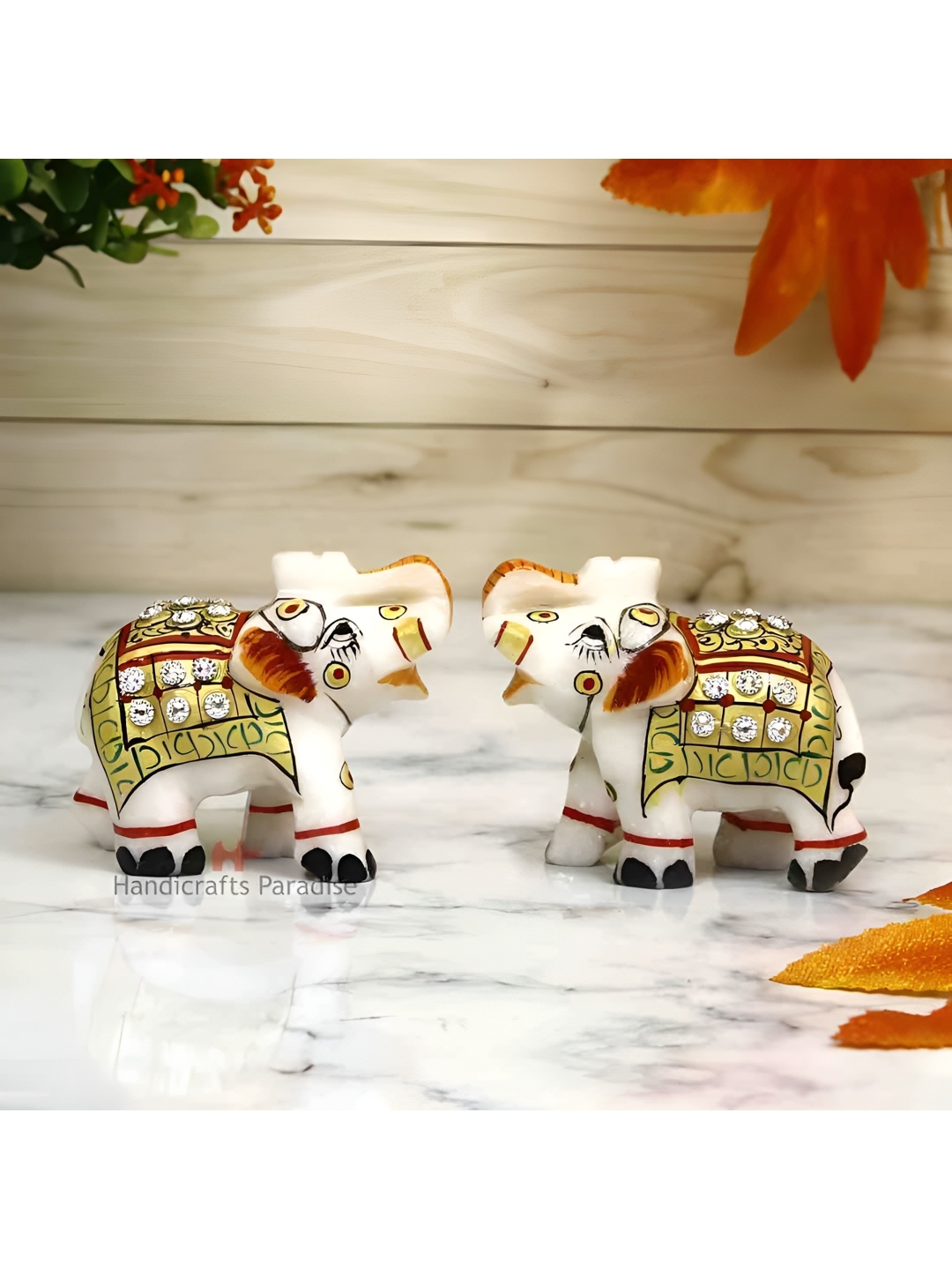 

HANDICRAFTS PARADISE Multicoloured Figurine Showpiece, Multi