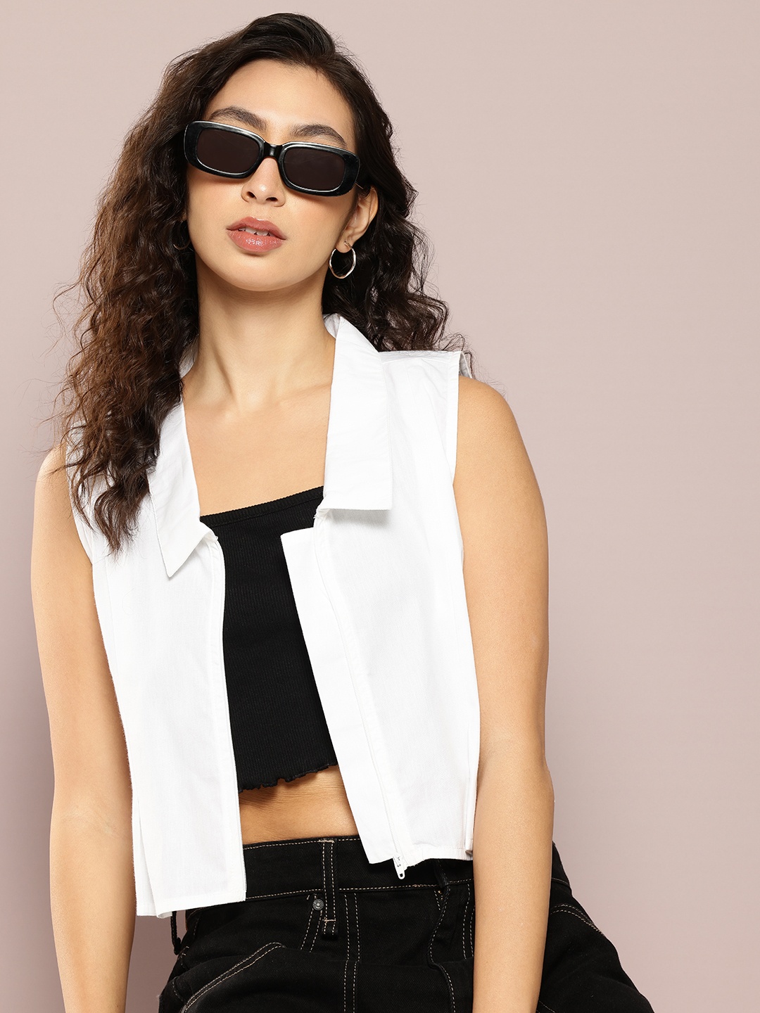 

Kook N Keech Boxy Opaque Pure Cotton Shirt, White