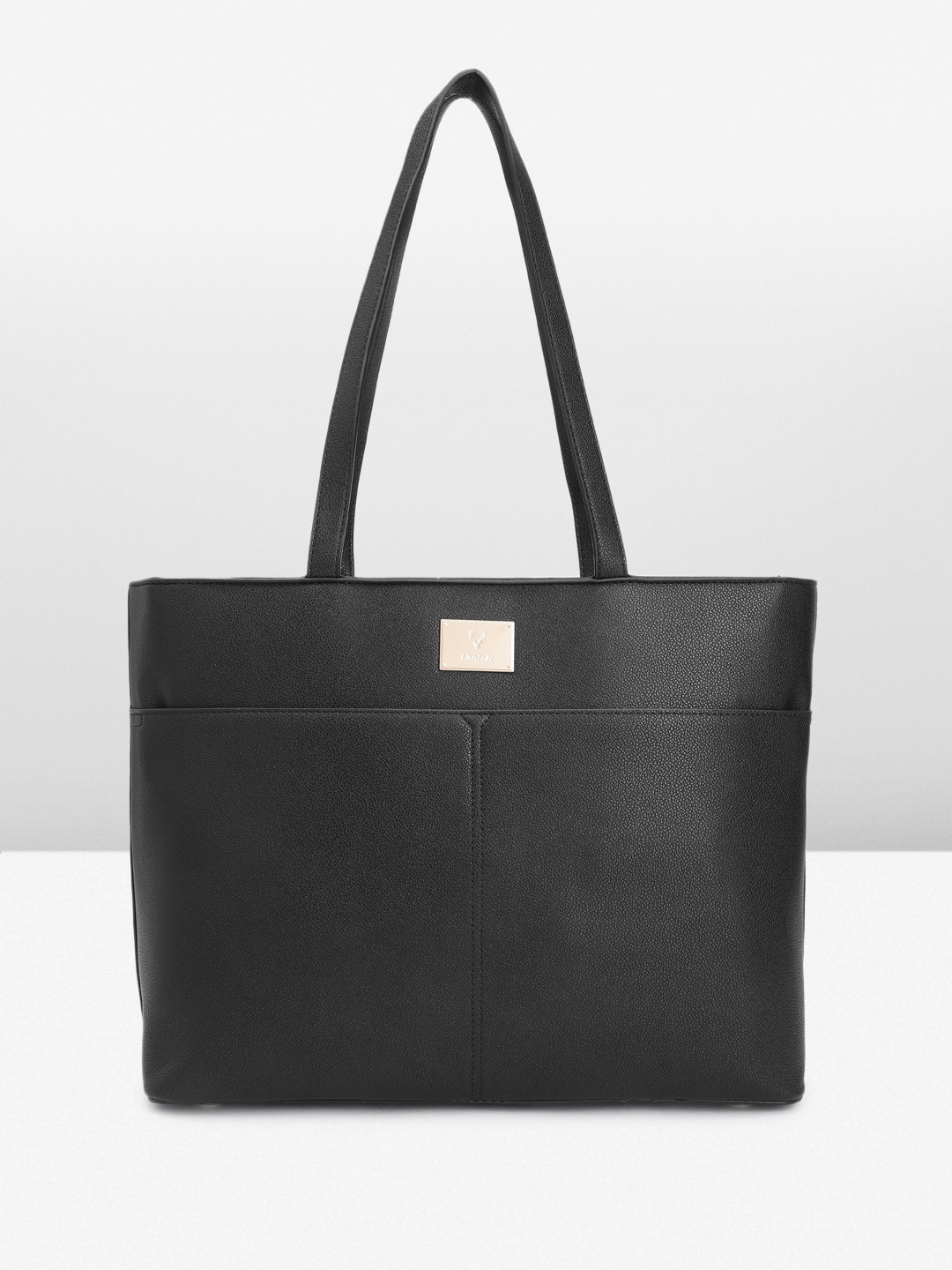 

Alley Solly Structured Shoulder Bag with Laptop Sleeve, Black