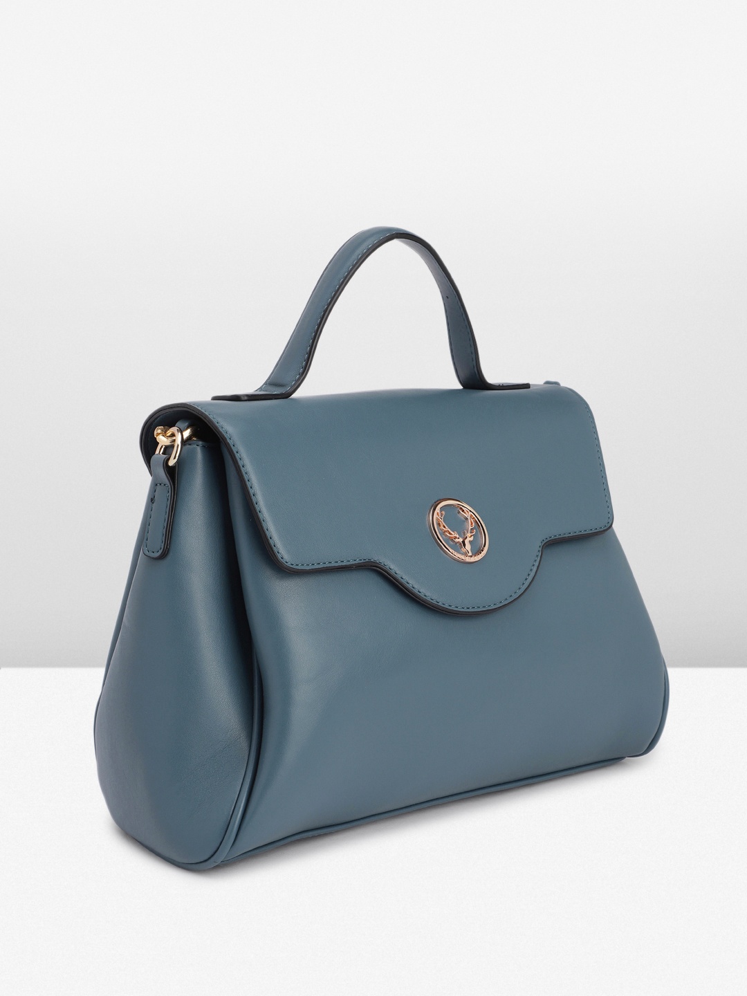 

Allen Solly Structured Satchel, Blue