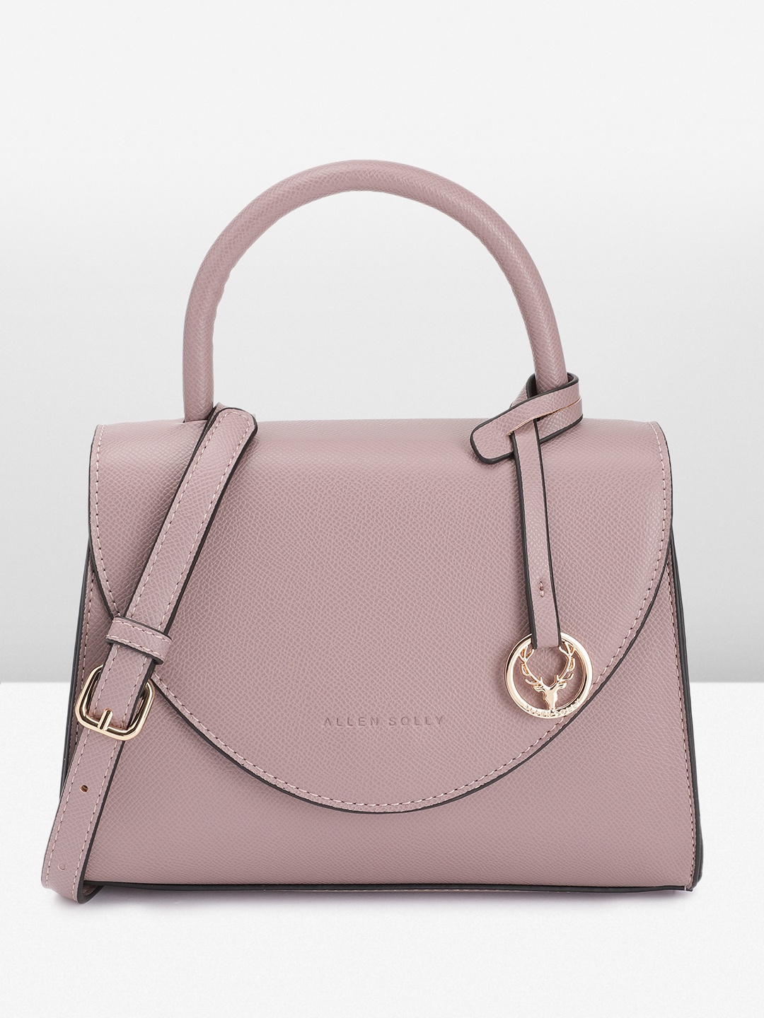 

Allen Solly Structured Satchel, Purple