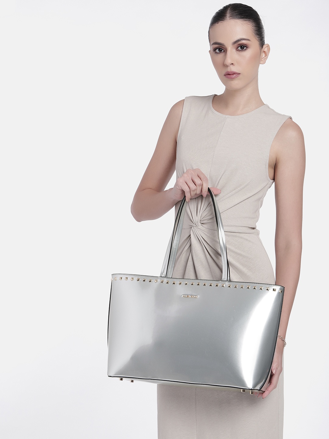 

Allen Solly Embellished Shoulder Bag, Silver