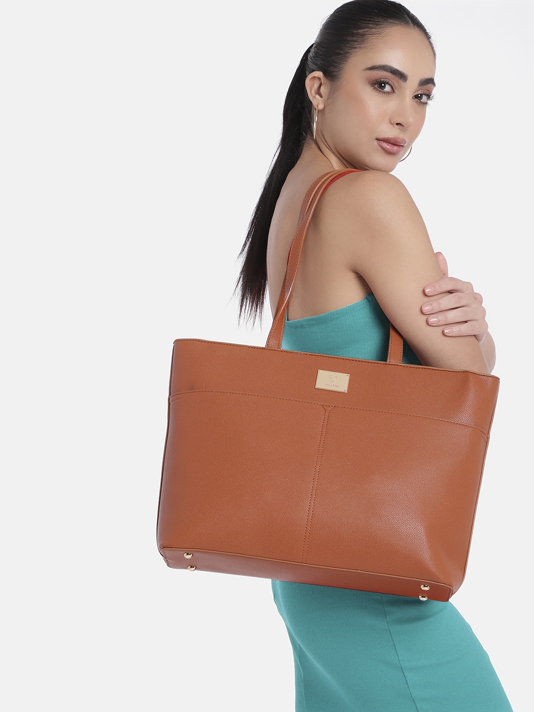 

Allen Solly Laptop Shoulder Bag, Tan