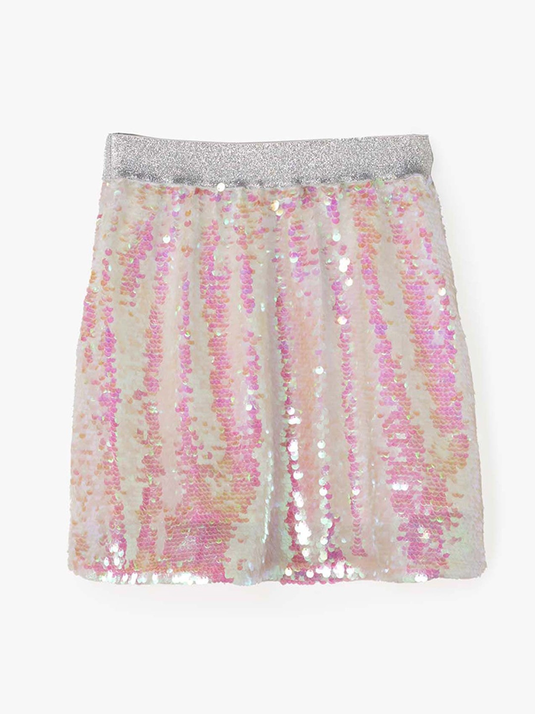 

Angel & Rocket Girls Embellished Flared Skirts, Pink