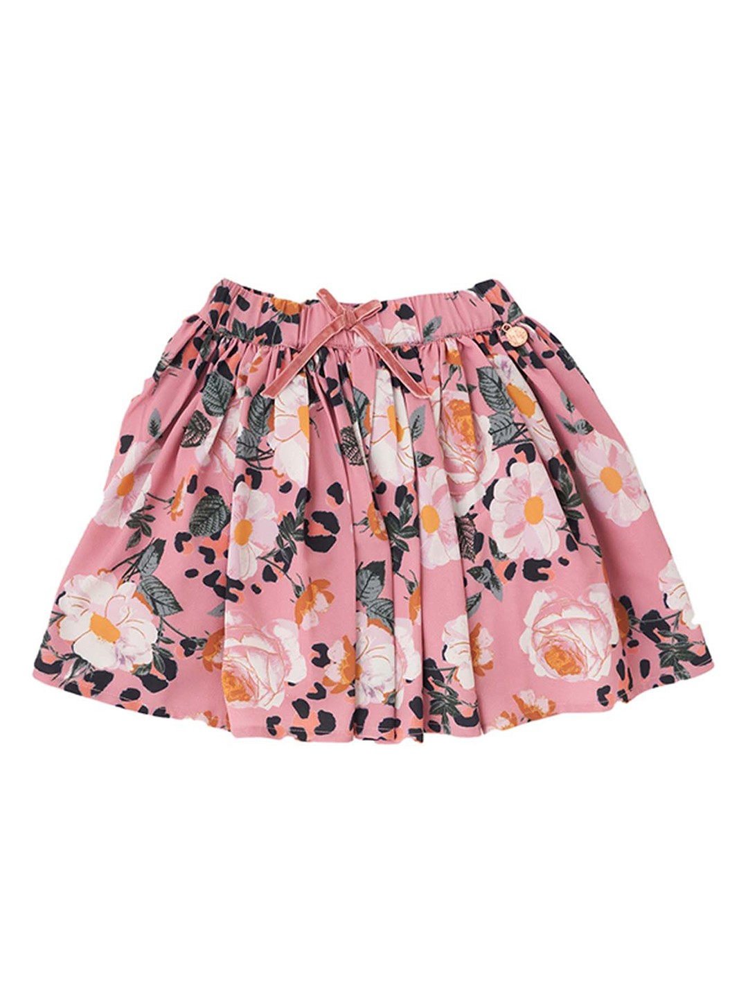

Angel & Rocket Girls Floral Printed Pure Cotton Flared Skirts, Pink