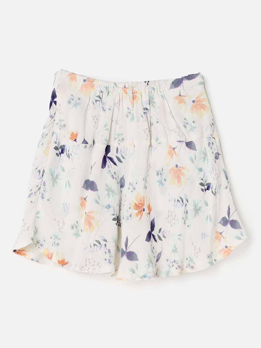 

Angel & Rocket Girls Floral Printed A-Line Skirts, Blue