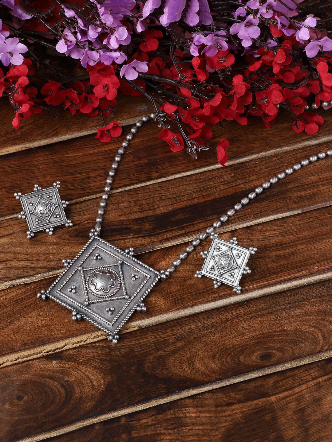 VENI Silver-Plated Jewellery Set