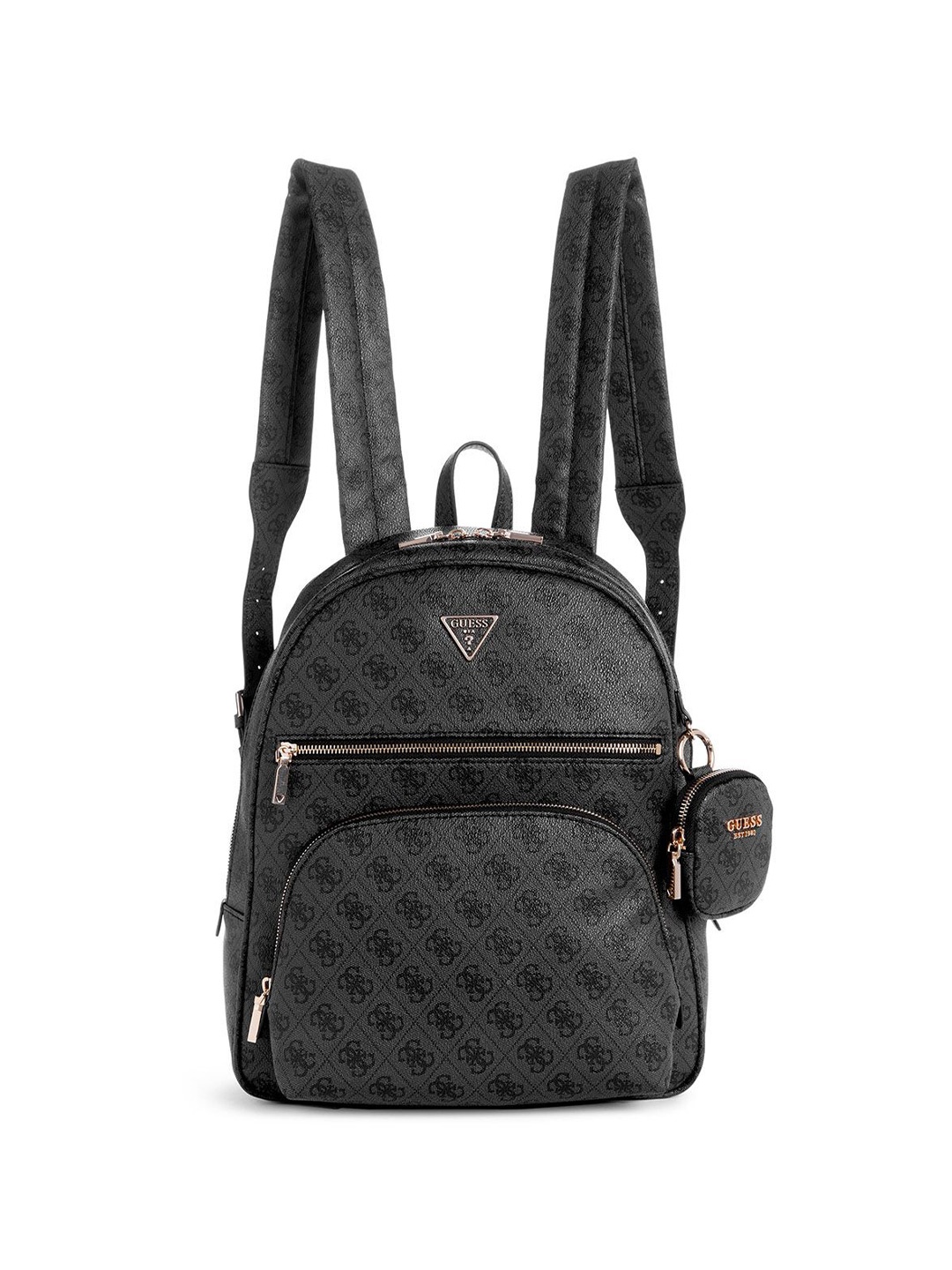 

GUESS Women Brand Logo Ergonomic Backpack, Grey