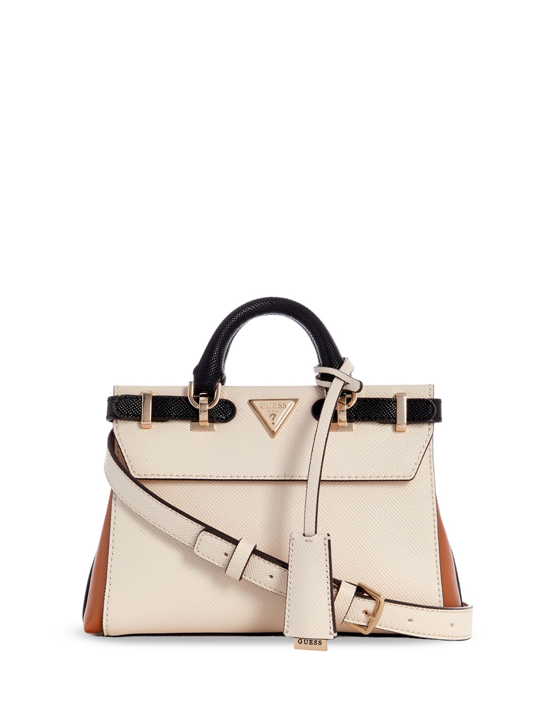 GUESS PU Oversized Bucket Handheld Bag with Tasselled, Multi