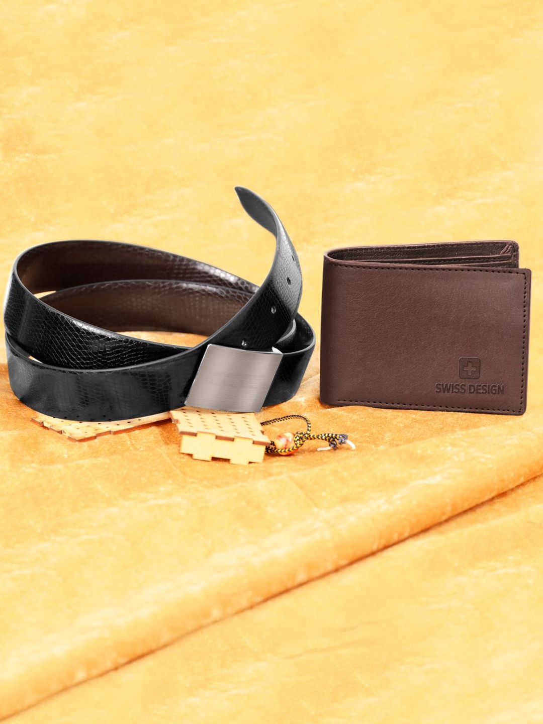 

Swiss Design Men Accessory Gift Set, Black