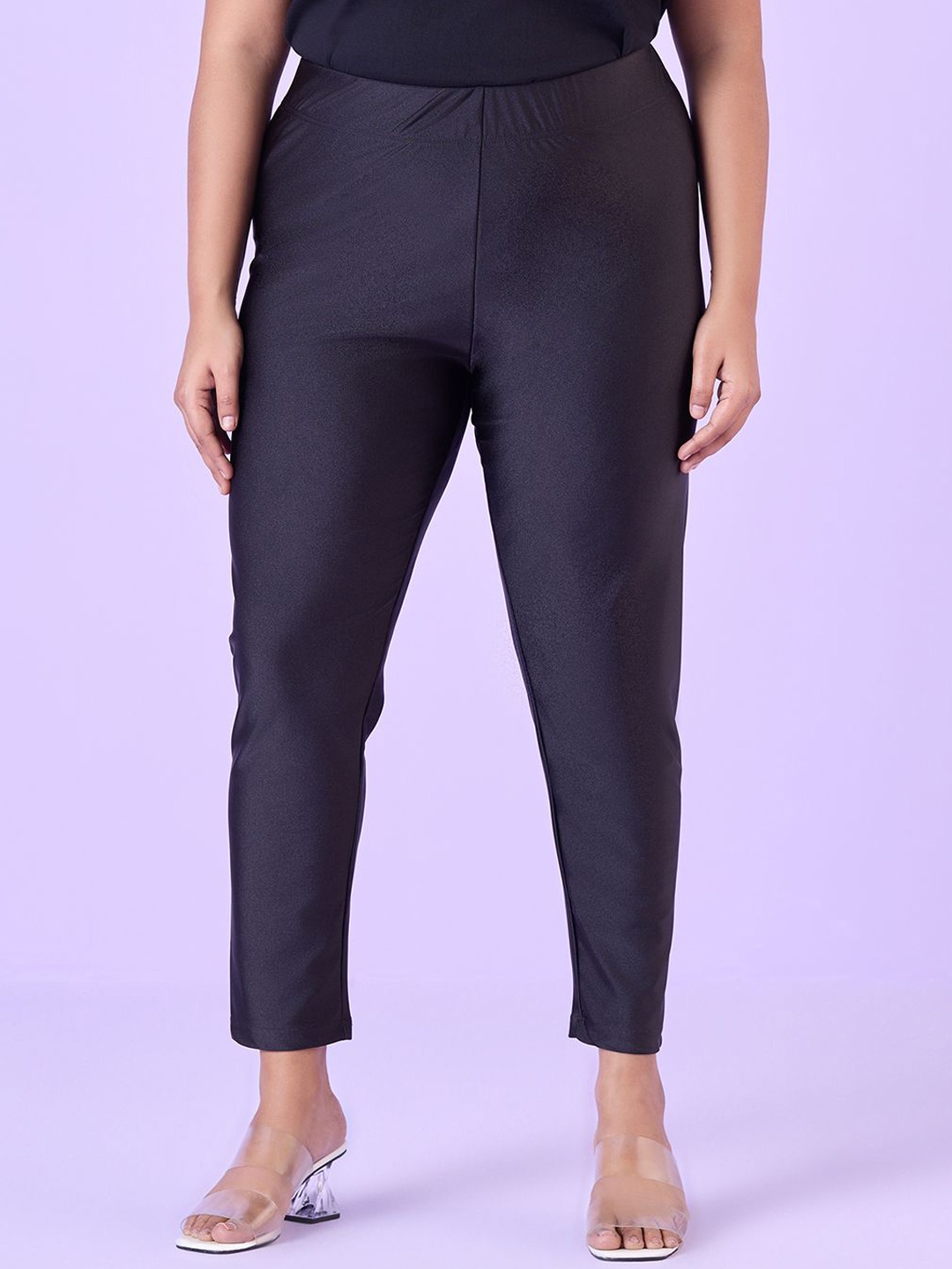 

Big Hello - The Plus Women Plus Size Ankle-Length Leggings, Black