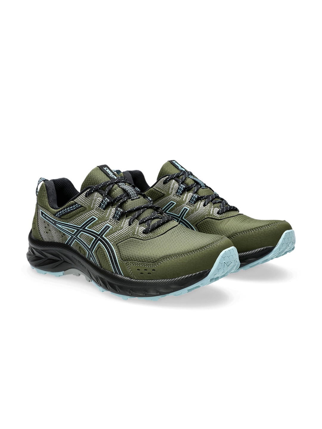 

ASICS Men Woven Design Gel-Venture 9 Running Shoes, Olive