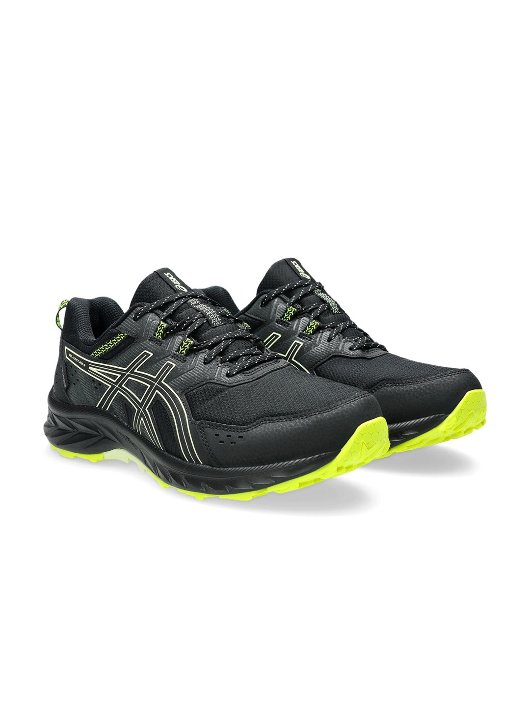 

ASICS Men Woven Design Gel-Venture 9 Waterproof Running Shoes, Black